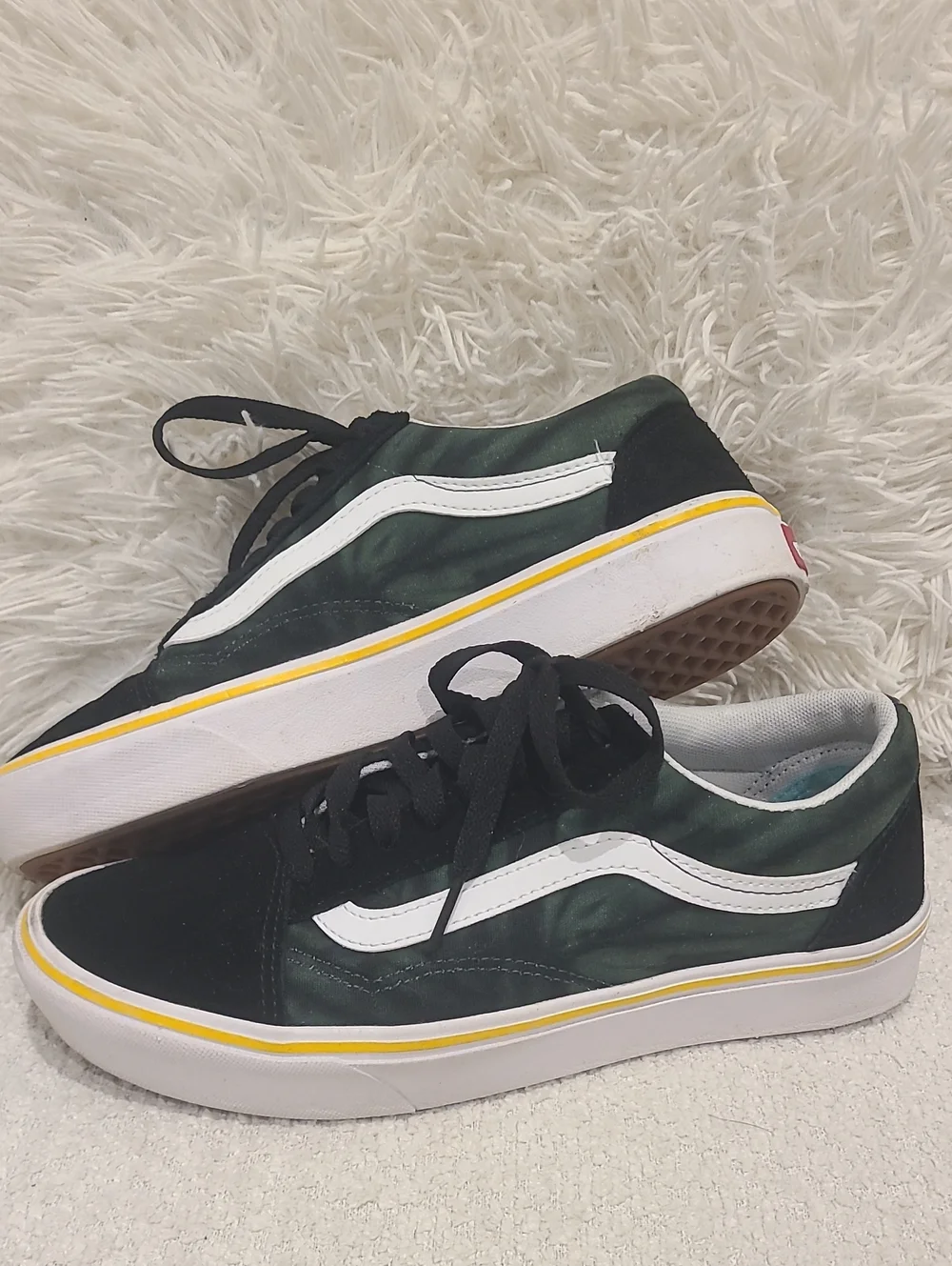 Vans Old Skool Black and Green Tye-dye Low-Top Sneakers
